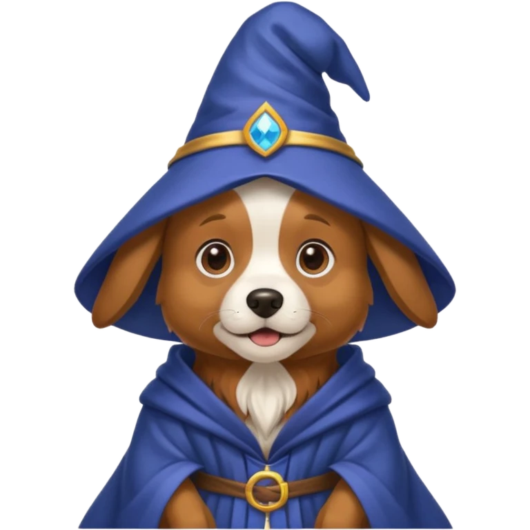 Dog wizard emoji