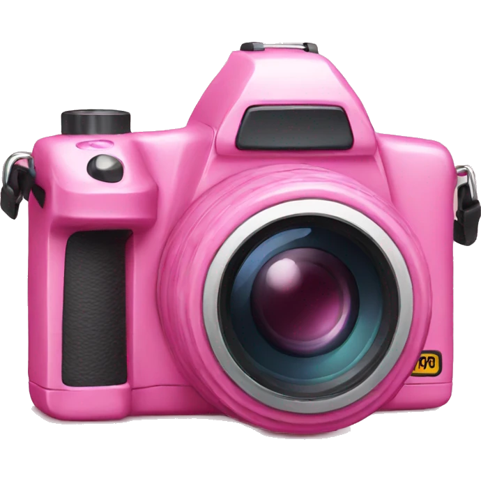 pink camera emoji