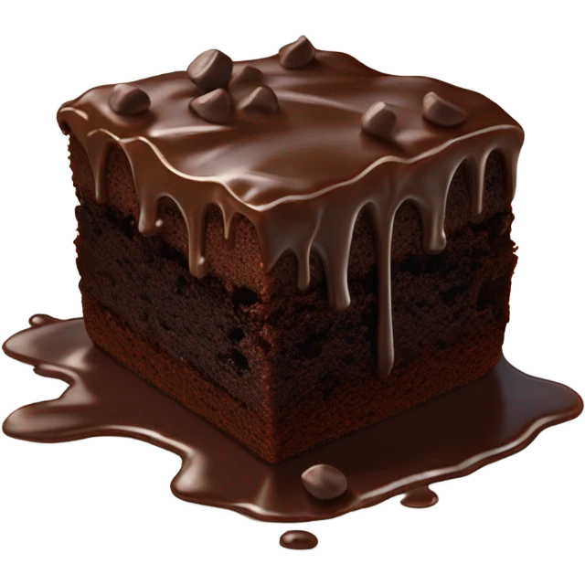 Brownie cake emoji