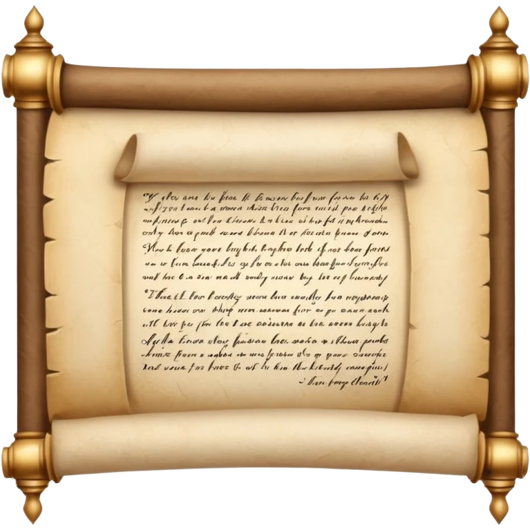 Scroll with quote
 emoji