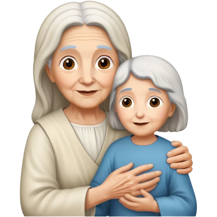 Grandma with Jesus  emoji