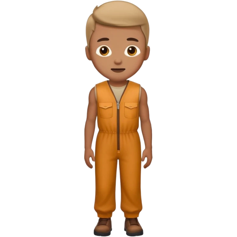 sleeveless brown jumpsuit emoji