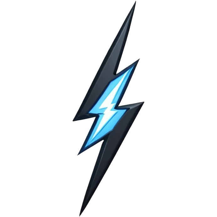 Give me this emoji in black ⚡ emoji