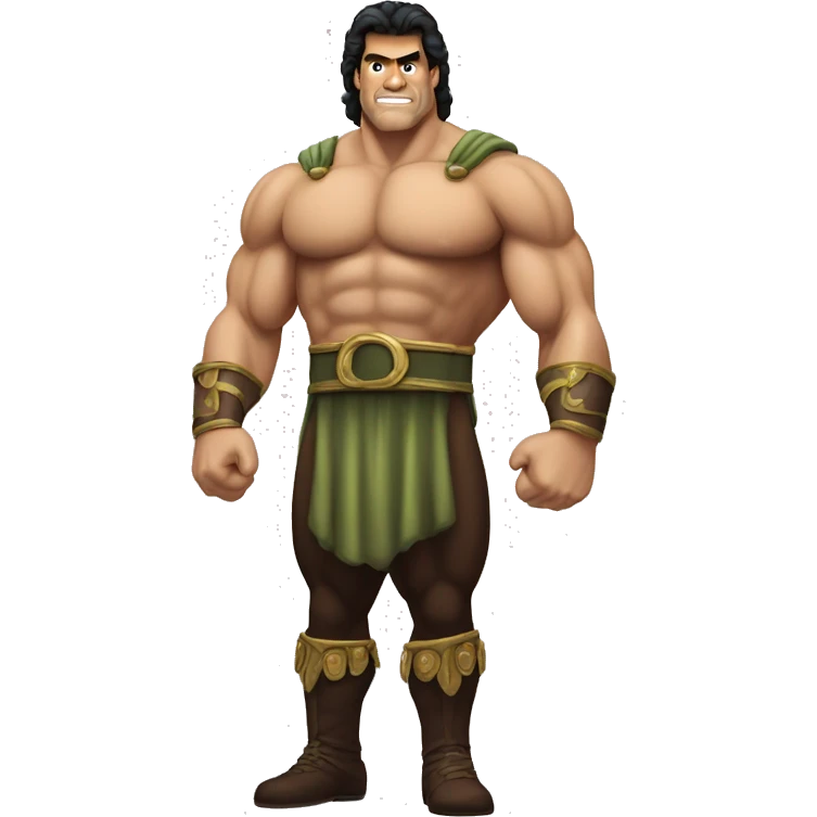 massive muscular Lou Ferrigno as Hercules emoji