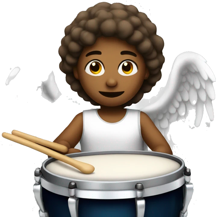 Drumming Angel emoji