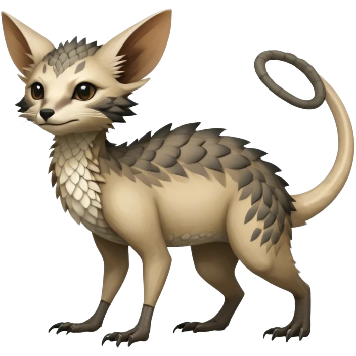 Modern Realistic Rare Fantasy Vernid-Trico-species by LiLaiRa full body emoji