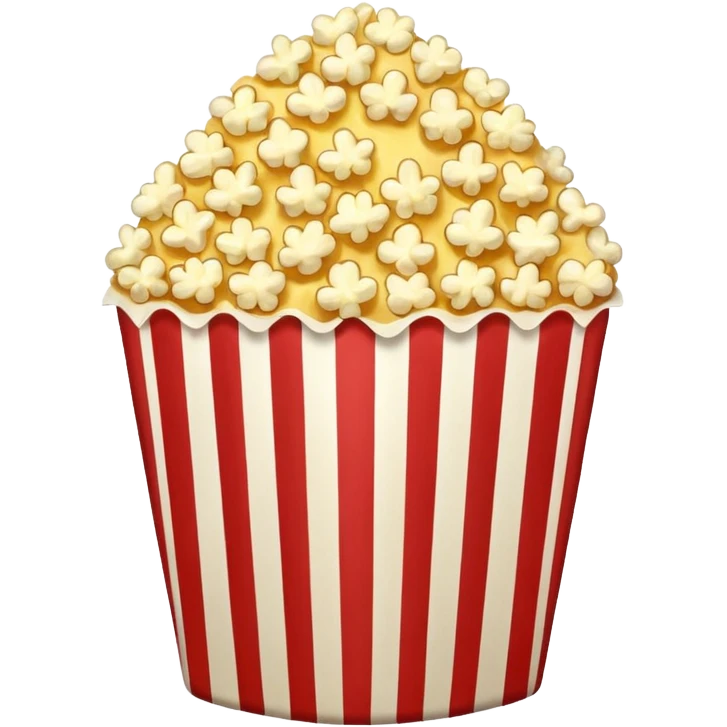 a single grain of  Popped Popcorn emoji