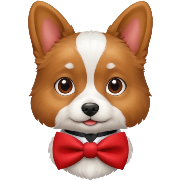 cutest dog ever with accessories emoji