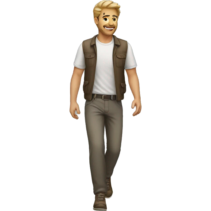 man strolling emoji