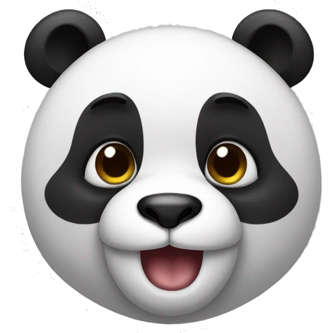Cute panda bear emoji