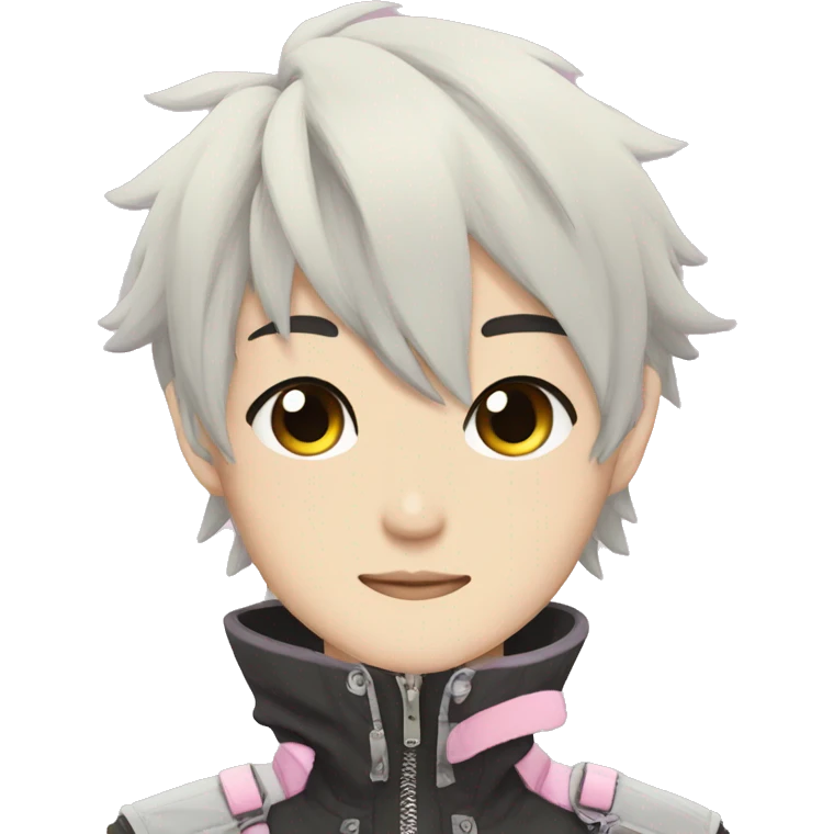 Cute Edgy Attractive Asian Anime Punk Pastel Male Character emoji