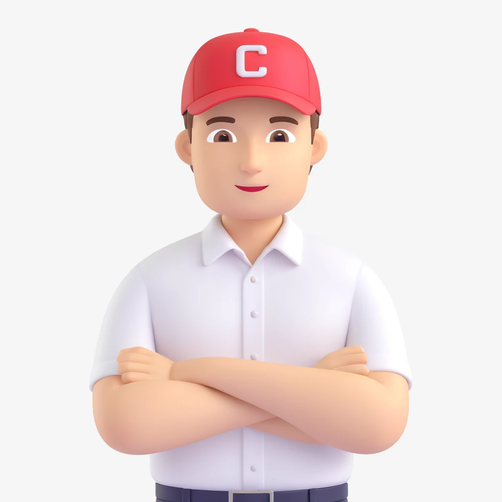 start-up CEO, millennial, wearing a cap and shirt, innovative and dynamic emoji