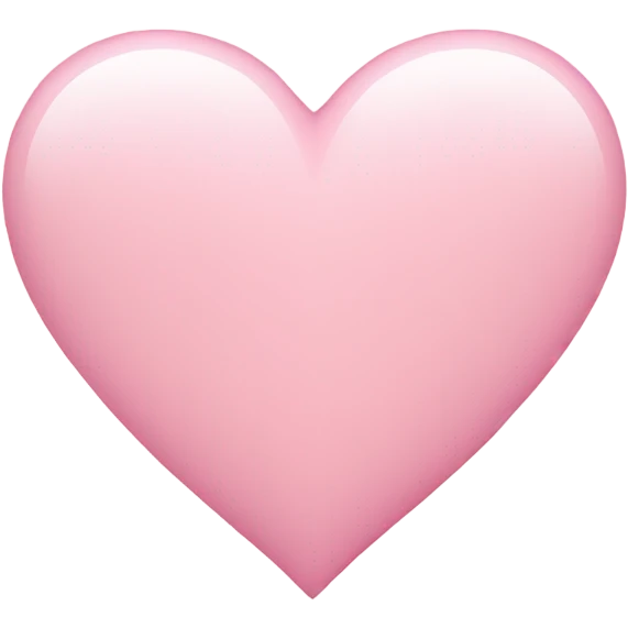 Light pink heart emoji