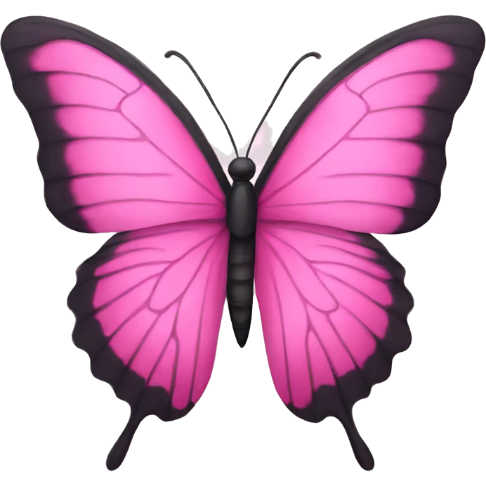 pink butterfly  emoji