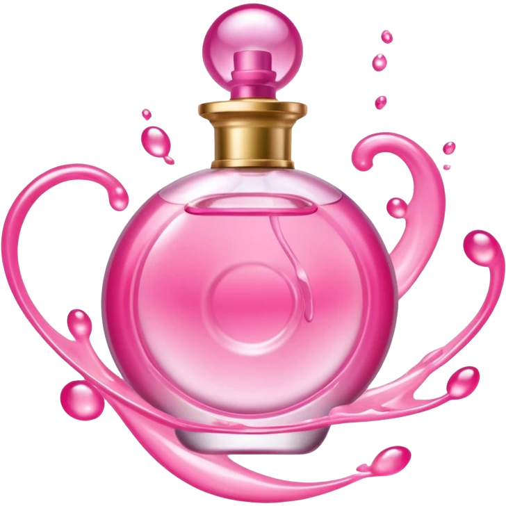 splash magical and pink perfume emoji
