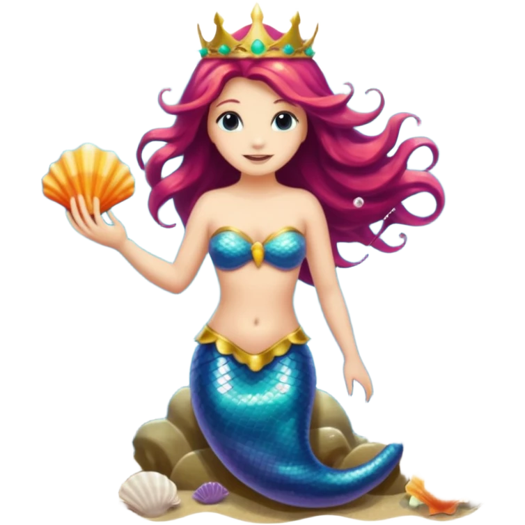 Mermaid in the Ocean  emoji