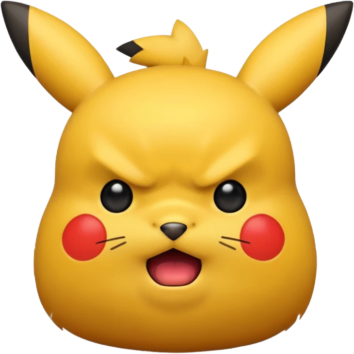 pikachu angry emoji