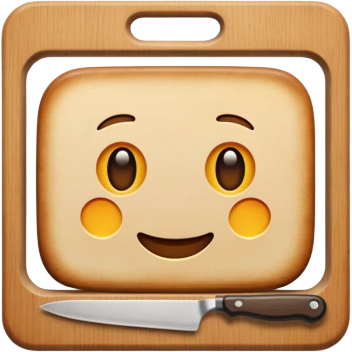wooden cutting board emoji