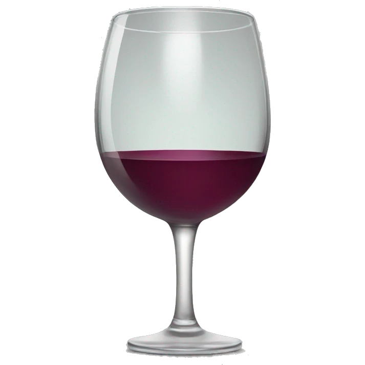 Wine glass emoji