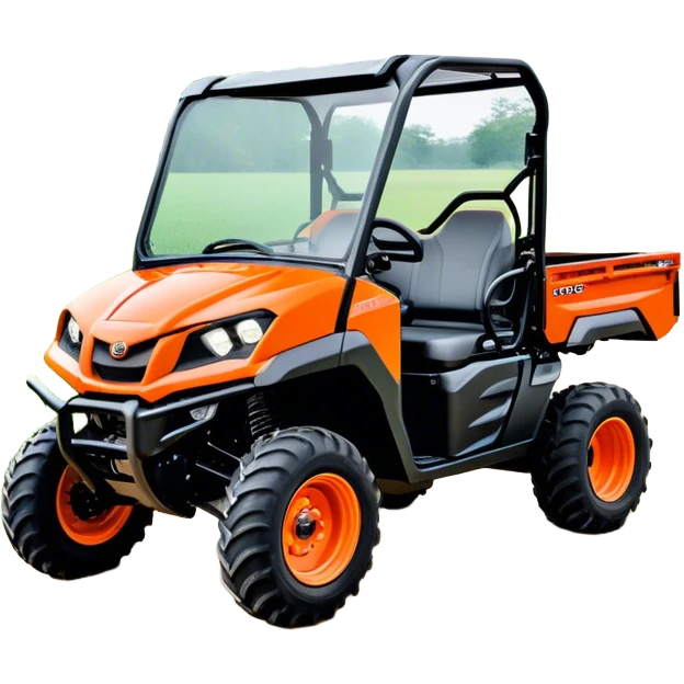 Farm Utility Vehicle (UTV) - Kubota RTV-XG850 (Model Year: 2021) (Iconic colour: Orange) emoji