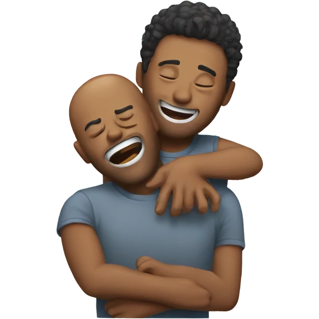 Man getting tickled emoji