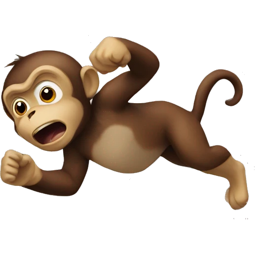 generate I show speed with a monkey on him emoji
