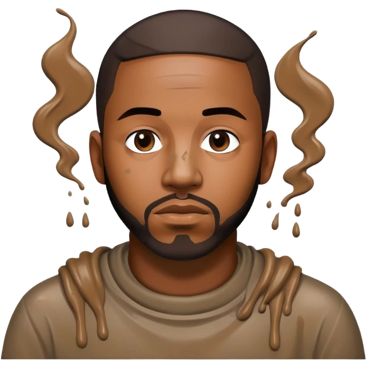 Kendrick lamar spraying mud on drake emoji