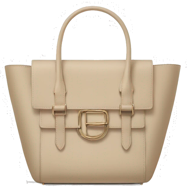 Beige charles and keith bag emoji
