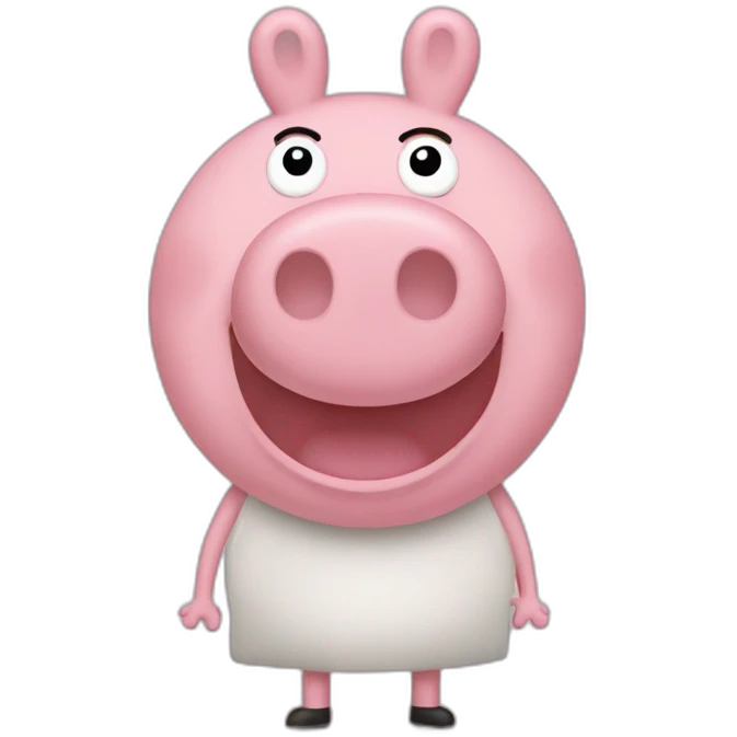 big peppa pig emoji