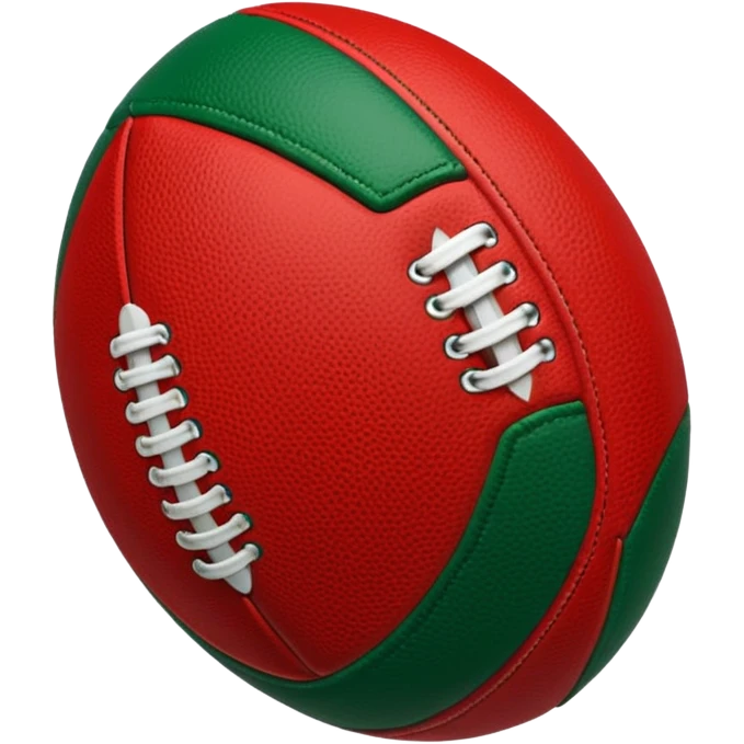 christmas rugby ball emoji