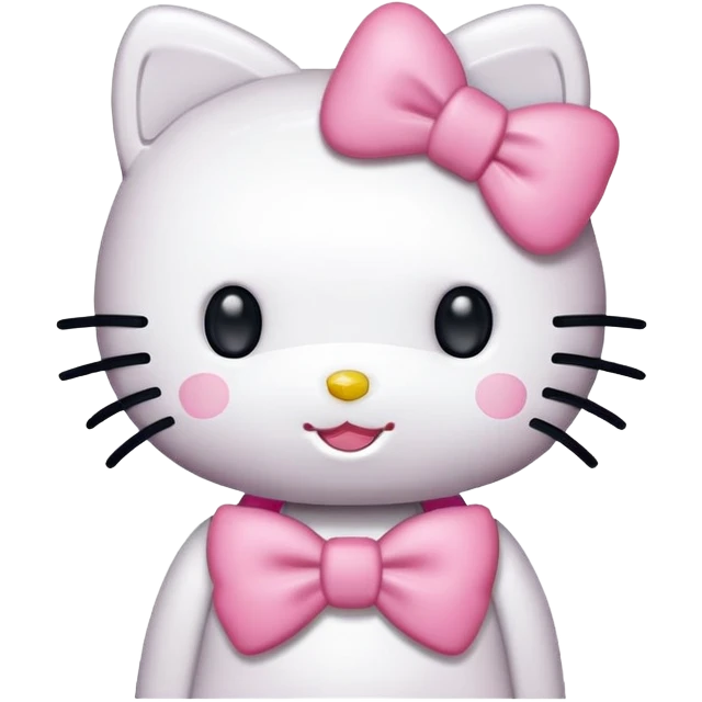 Acute hello Kitty on emoji