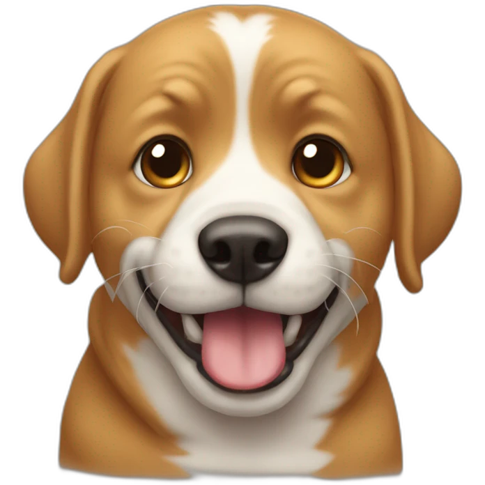 chat qui mange un chien emoji