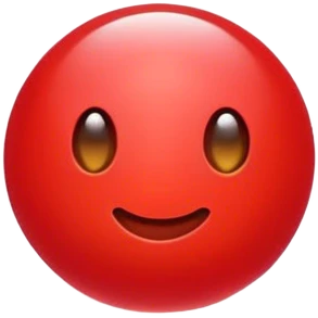 Red  emoji