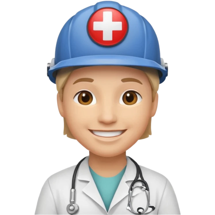 helmet doctor emoji