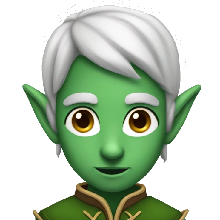 a small elf with sharp ears emoji
