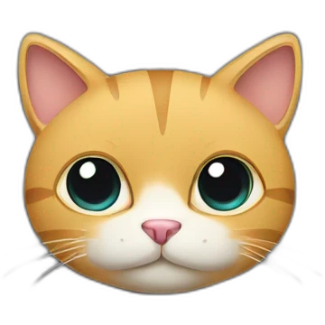 Cat’s head peeking up from behind a laptop emoji