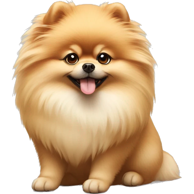 Fluffy Pomeranian  emoji