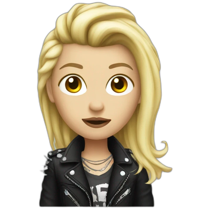 punk-blonde emoji