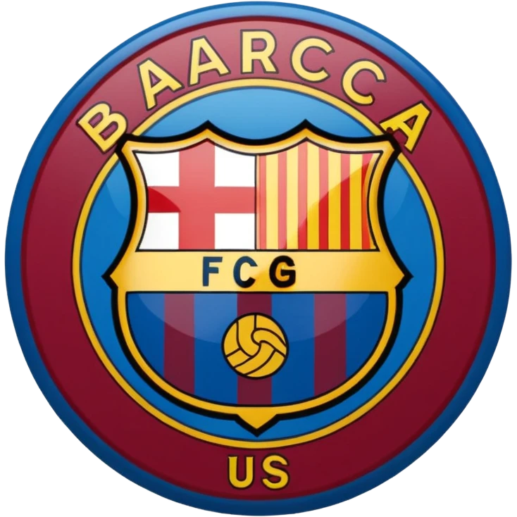 Barca escudo  sin corona  emoji
