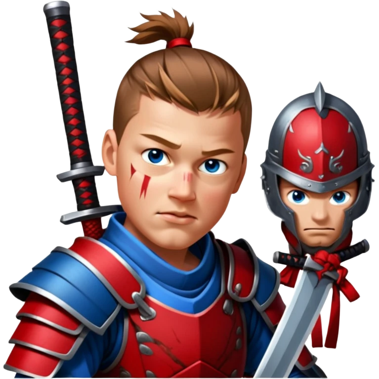Battle-Ready Samurai emoji