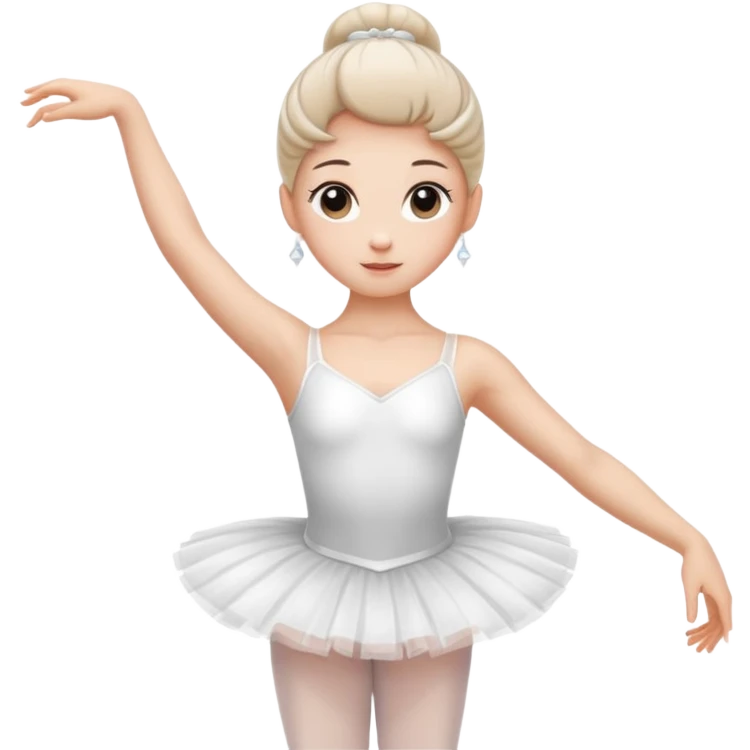 ballerina in classic pose emoji
