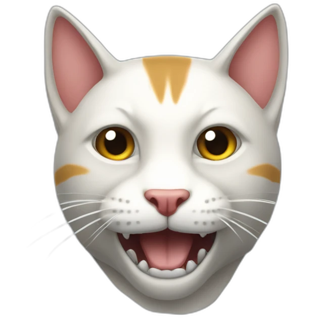 Gato con disfas de tiburon seleste emoji