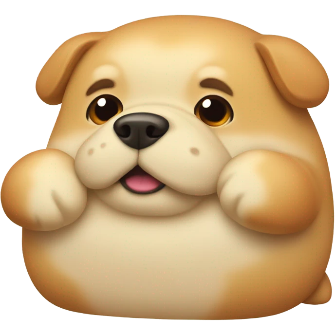 fat dog bread emoji