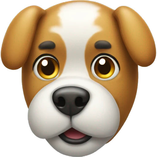 Balloon in the shape of a dog emoji