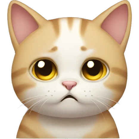 sad cat emoji