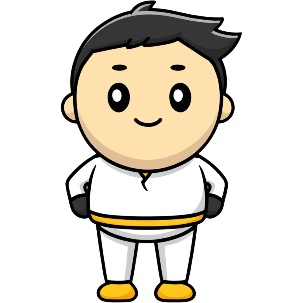 bold and colorful character named John Porjk emoji