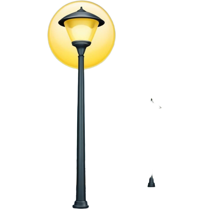 modern streetlight, with highway emoji