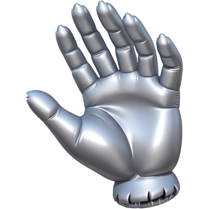 Jeff Koons style werewolf inflatable hand   emoji