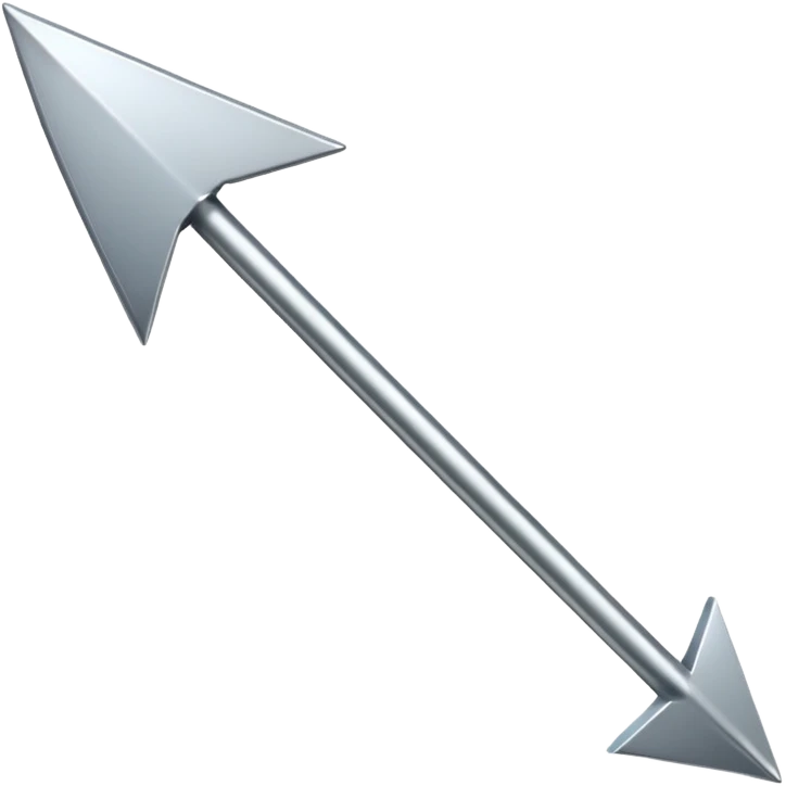 simple thin arrow emoji