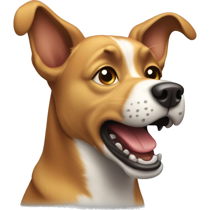 Barking dog  emoji